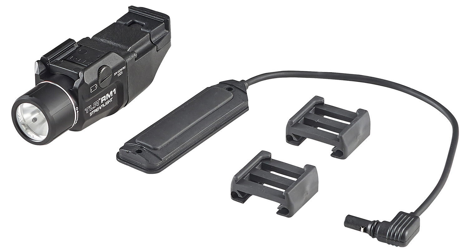 Streamlight 69440 TLR-1 RM Black Anodized Aluminum, 500 Lumens White, 210 Meters Beam, Picatinny Rail Mount