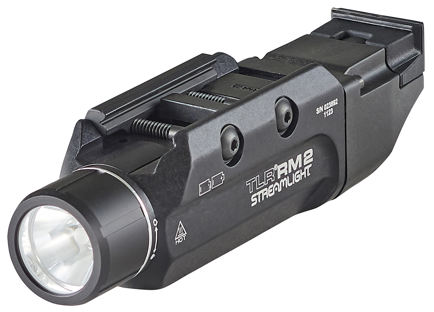 Streamlight 69451 TLR-2 RM Black Anodized Aluminum, 1,000 Lumens White, 297 Meters Beam, Picatinny Rail Mount