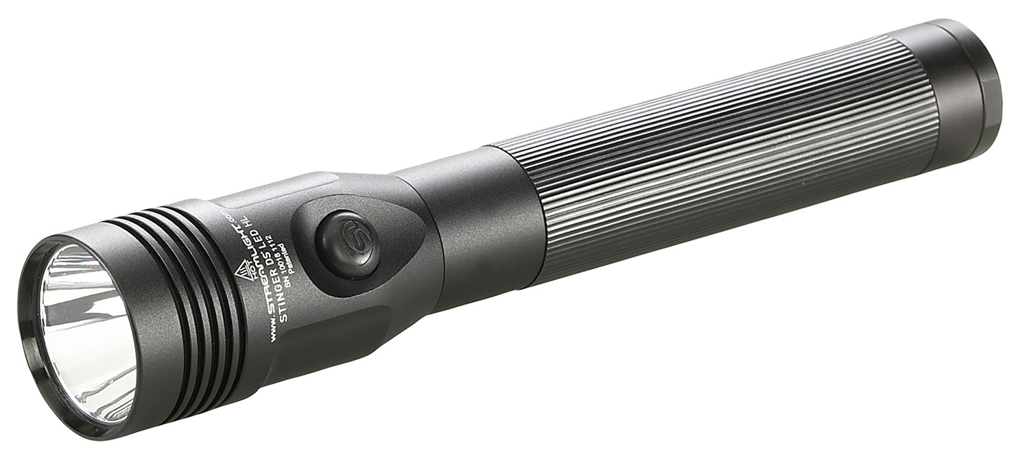 Streamlight 75455 Stinger DS LED HL Flashlight Black Anodized 200/400/800 Lumens White C4 LED