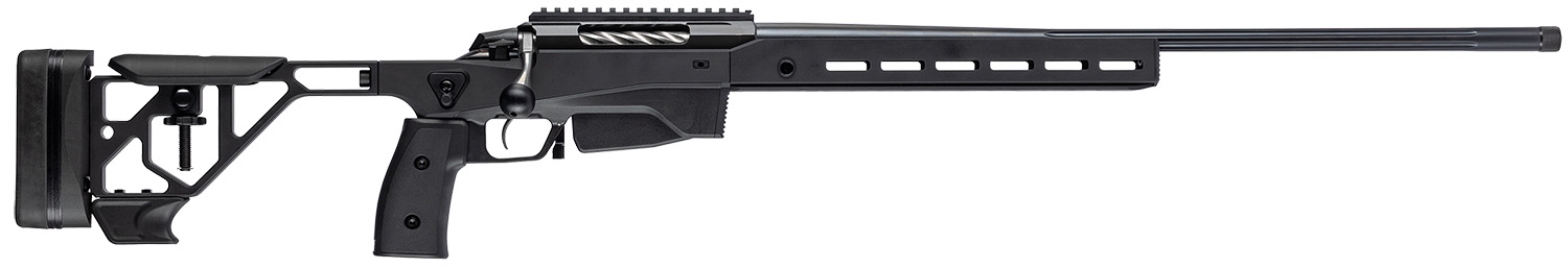 Tikka JRTXAGB31220 T3x Ace Game 223 Rem 10+1 24″ Fluted Threaded Barrel, Black Cerakote Picatinny Rail Aluminum Receiver, M-LOK Handguard, Adjustable Aluminum Stock, Black Polymer Grip