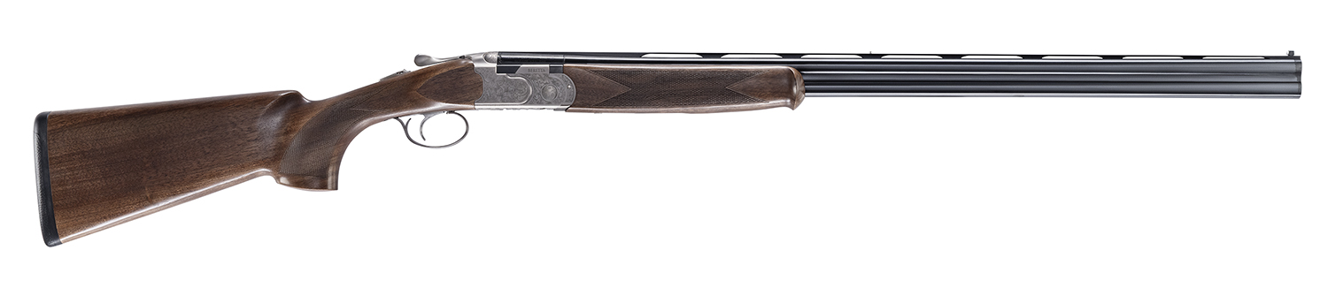 Beretta USA J686S2030 686 Silver Pigeon I 20 Gauge 3″ 2rd 30″ Black Over/Under Vent Rib Barrel, Silver Engraved Steel Receiver, Fixed European Walnut Stock, Right Hand