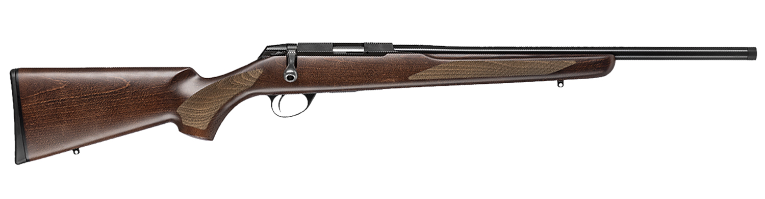 Tikka JRT1XH300 T1X Hunter 22 LR 5+1 20″ Black Threaded Barrel, Black Drilled & Tapped Steel Receiver, Oiled Fixed Wood Stock, Right Hand