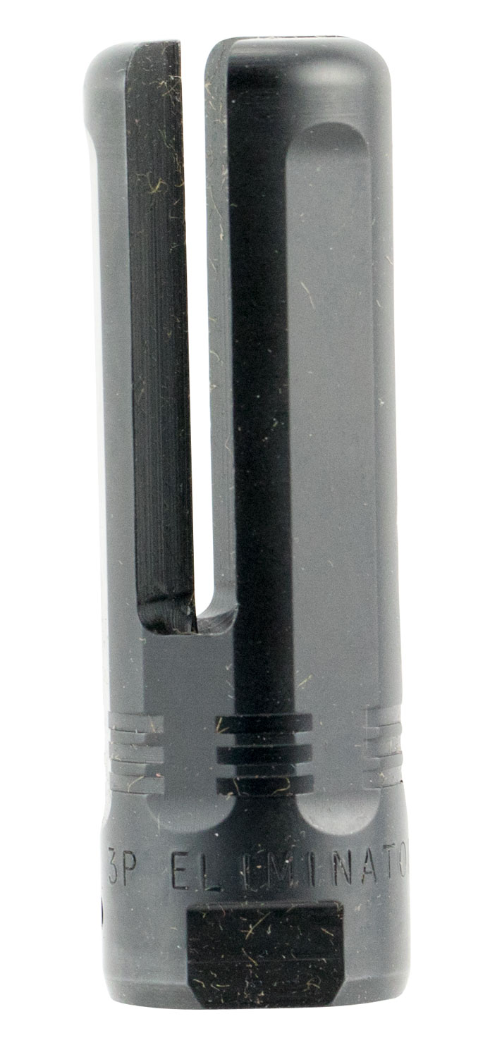 SureFire 3PELIMINATOR5561228 3P Eliminator Flash Hider Black Nitride Stainless Steel with 1/2″-28 tpi Threads & 2.60″ OAL for 5.56x45mm NATO M16, M4