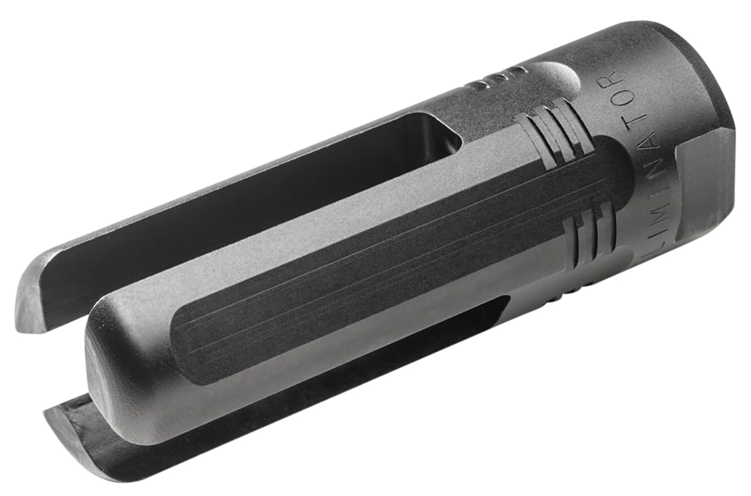 SureFire 3PELIMINATOR7625824 3P Eliminator Flash Hider Black Nitride Stainless Steel with 5/8″-24 tpi Threads & 2.80″ OAL for 7.62x51mm NATO AR-10