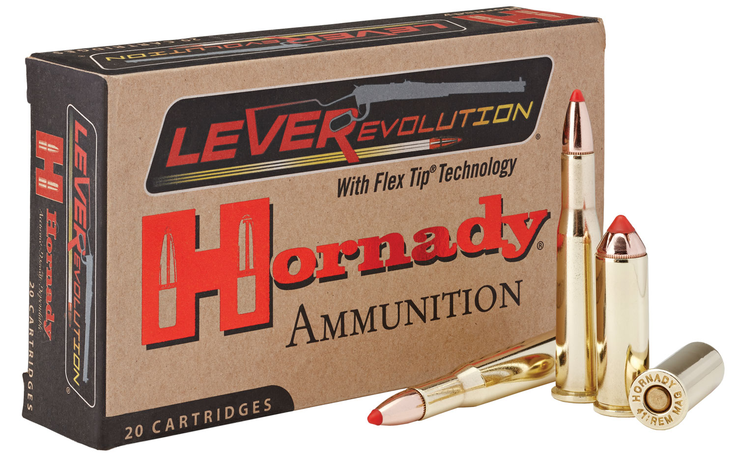 Hornady 8277 LEVERevolution 25-35Win 110gr Flex Tip eXpanding 20 Per Box/10 Case