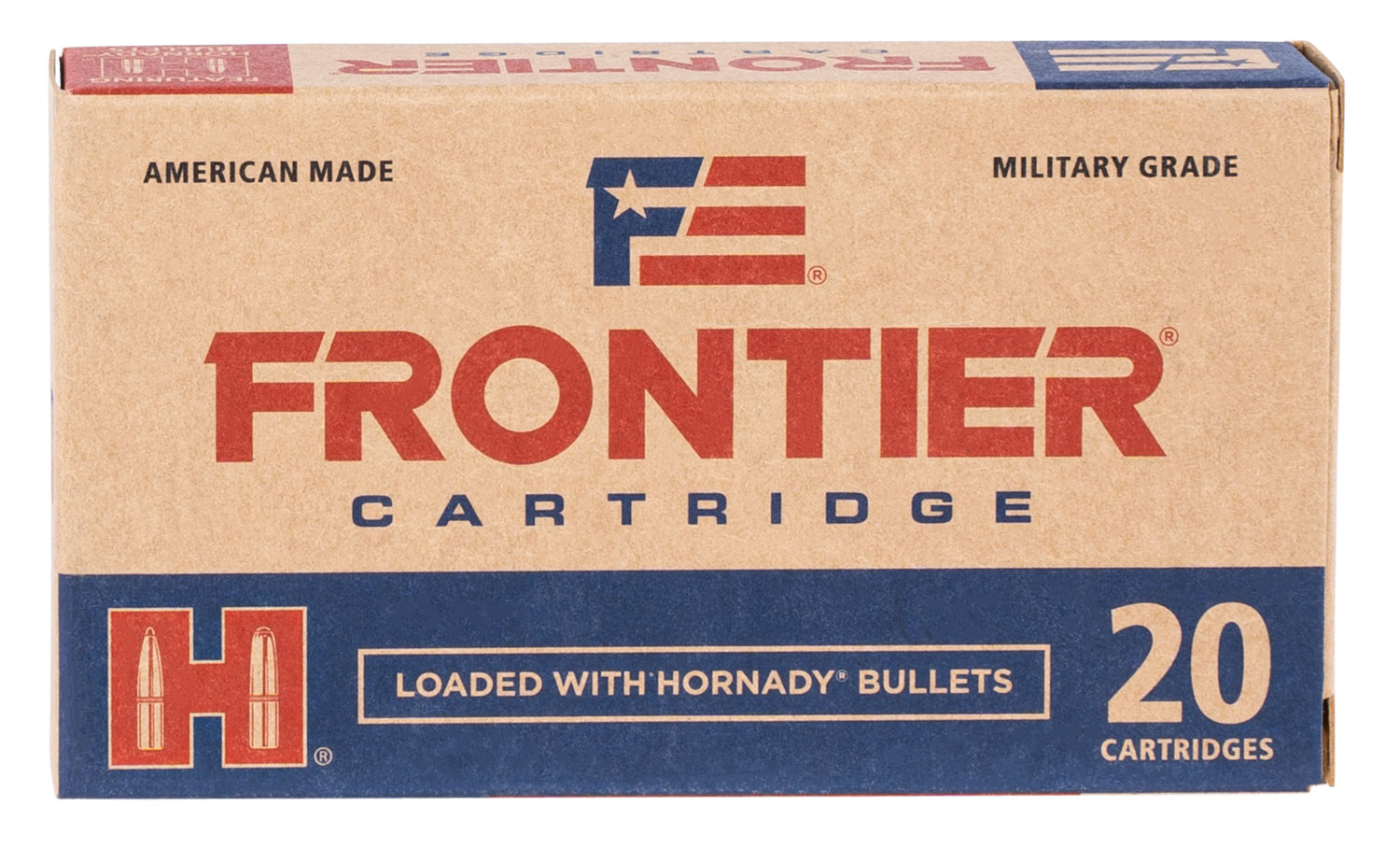 Frontier Cartridge FR700 Military Grade Centerfire Rifle 6.5Grendel 123gr Full Metal Jacket 20 Per Box/10 Case