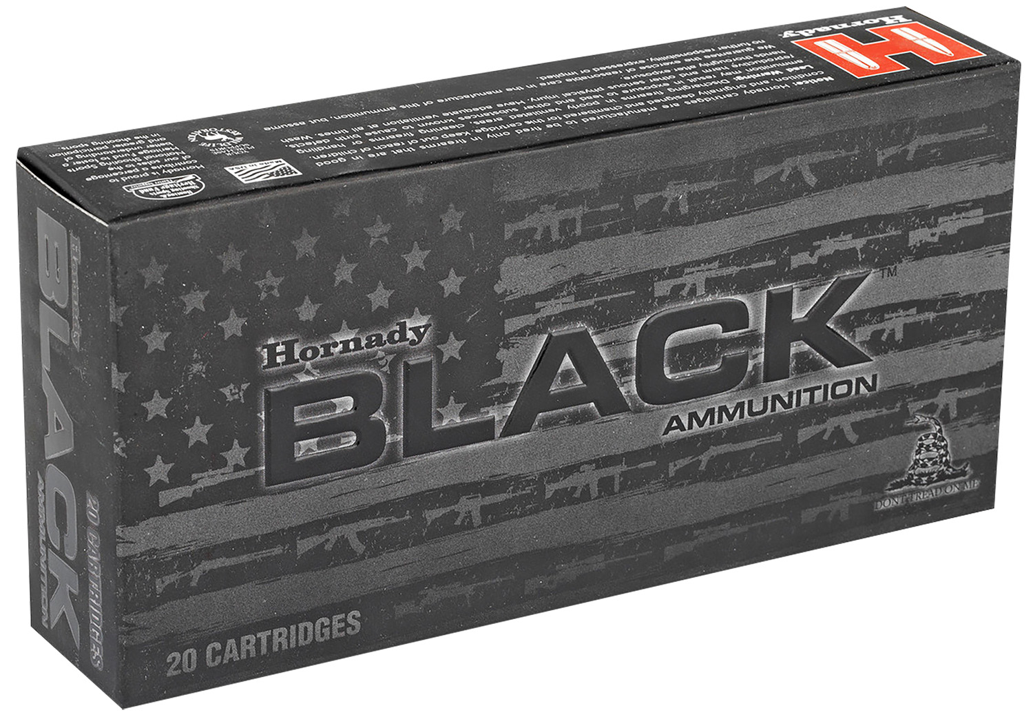 Hornady 82246 Black 450Bushmaster 250gr Flex Tip eXpanding 20 Per Box/10 Case