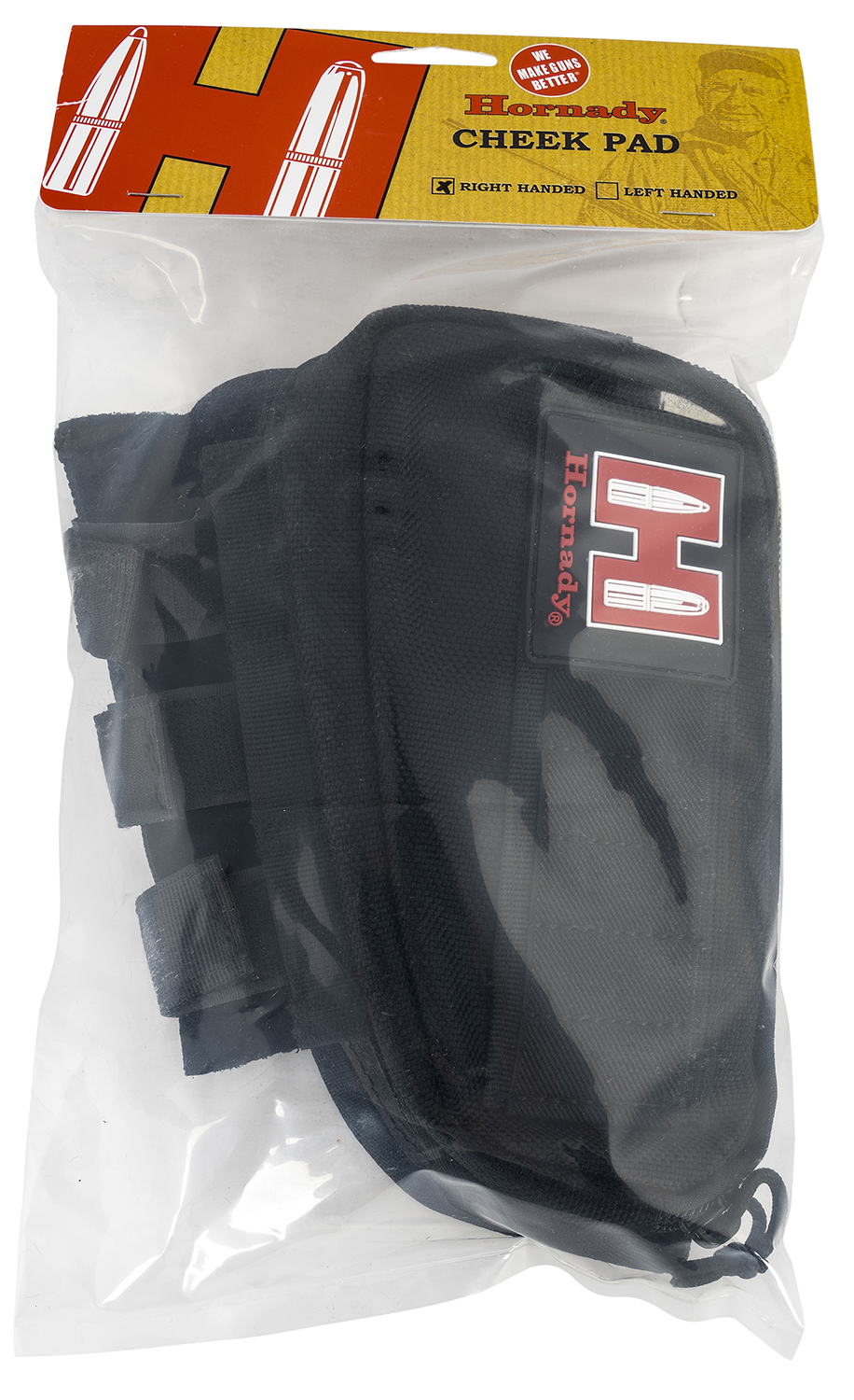 Hornady 99108 Gun Cheek Piece  Black Cordura 5rd Rifle Right Hand