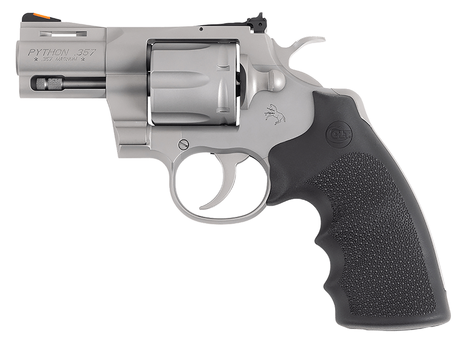Colt Mfg PYTHONSM2RTS Python 357 Mag/38 Special 6 Shot 2.50″ Exposed Hammer