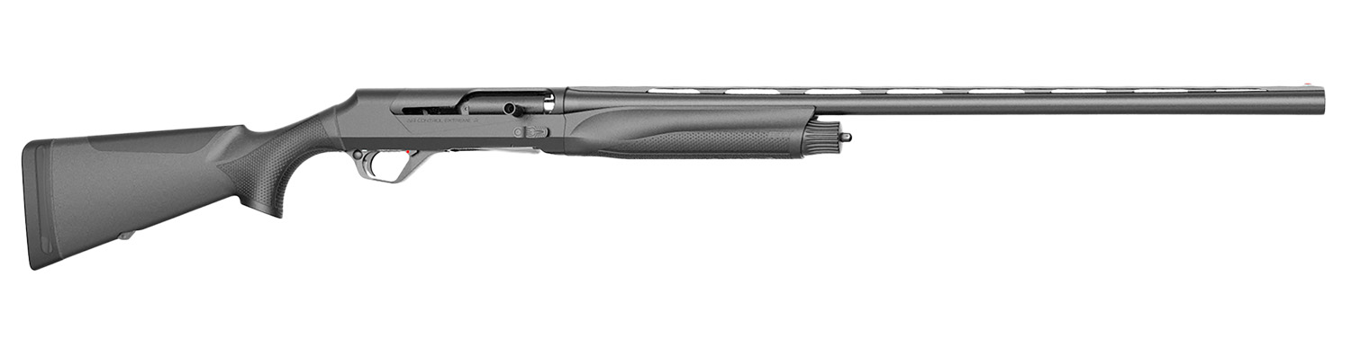 Retay USA BRACEBLK28 Ace Type R Full Size 20 Gauge Semi-Auto 3″ 3+1 28″ Extra Black Vent Rib Barrel, Drilled & Tapped Hump Back Steel Receiver, Adj Shim Black Synthetic Stock, Ambidextrous