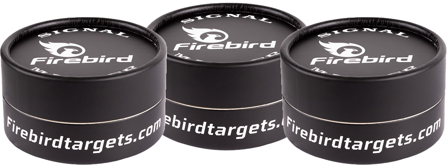 Firebird USA SMCB Signal Marker  Moving Trajectory/Static Black Universal Firearm 65mm 3 Pack