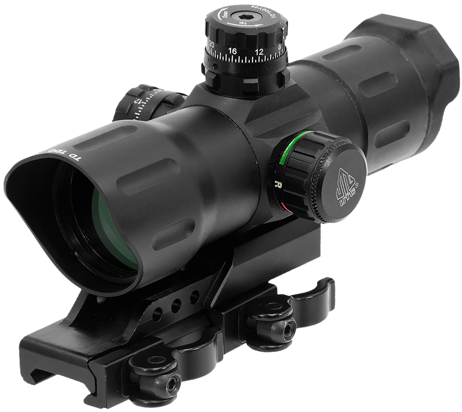 UTG SCPTDTDQ ITA 6″ Tube Red/Green T-Dot Reticle