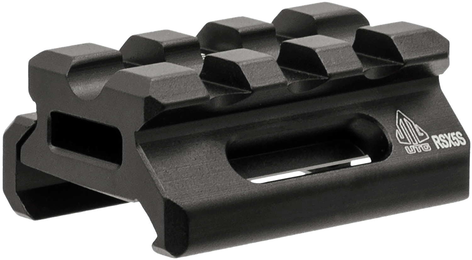 Leapers MTRSX5S Picatinny Riser Matte Black Anodized Aluminum Picatinny/Weaver Mount