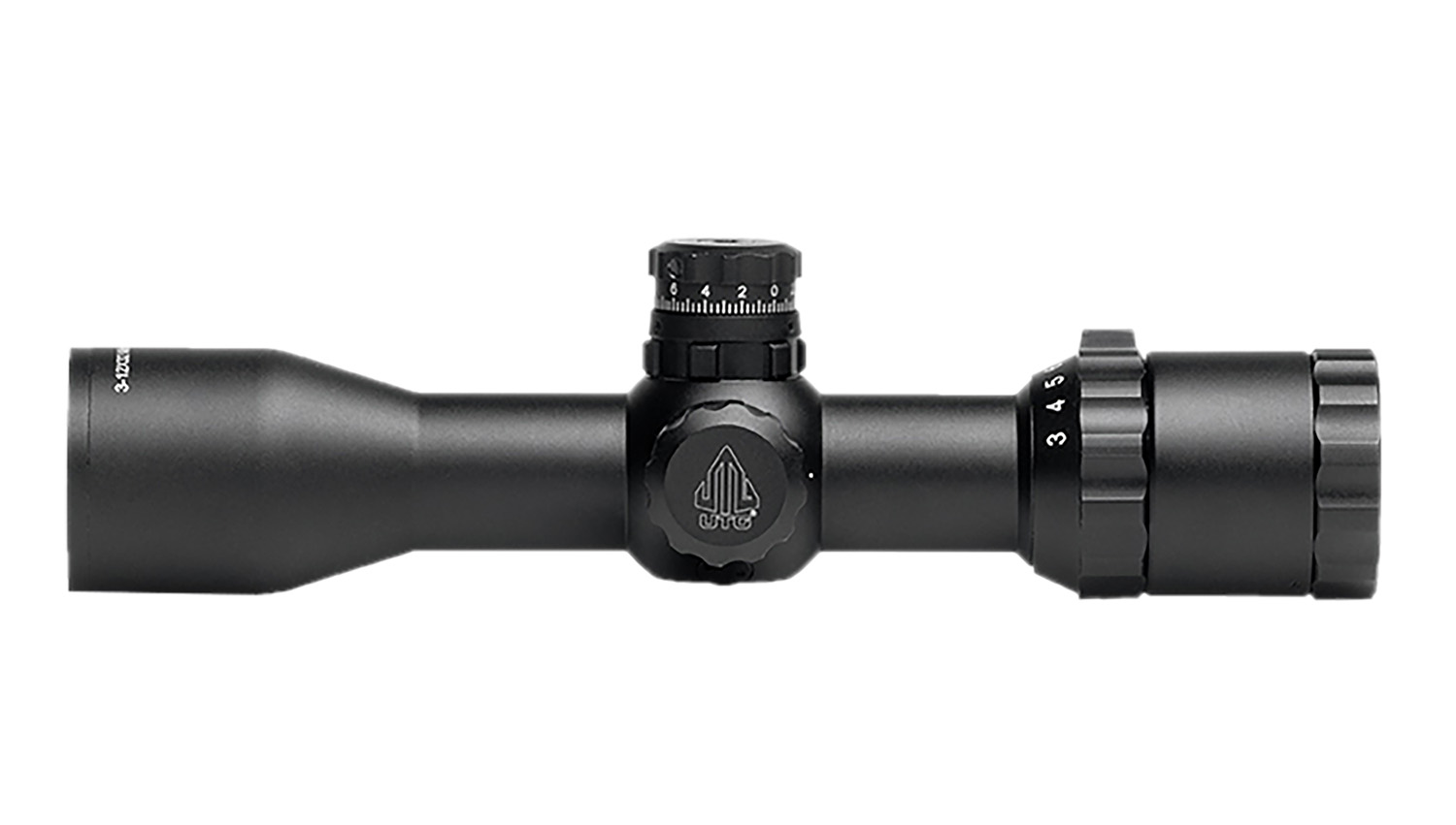 UTG SCPM312AOWQ Bug Buster 3-12x 32mm 1″ Tube Mil-Dot Reticle