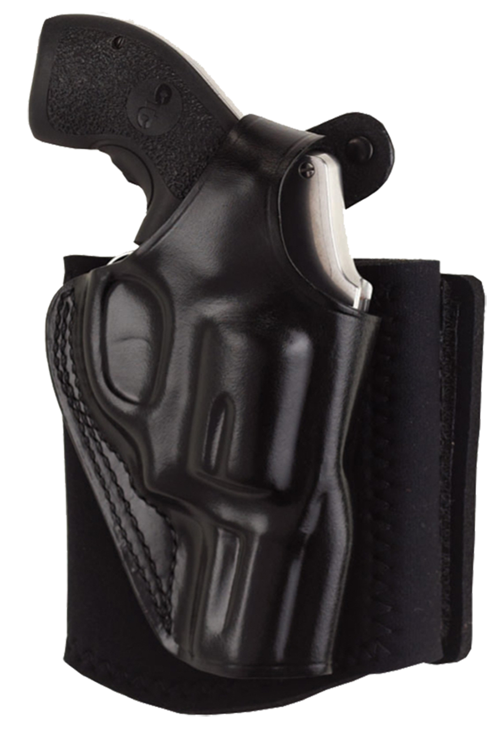 Galco AG600RB Ankle Glove Fits Ankles up to 13″ Black Leather Hook & Loop Compatible w/ Sig P365/P365 SAS/Glock 42 Right Hand