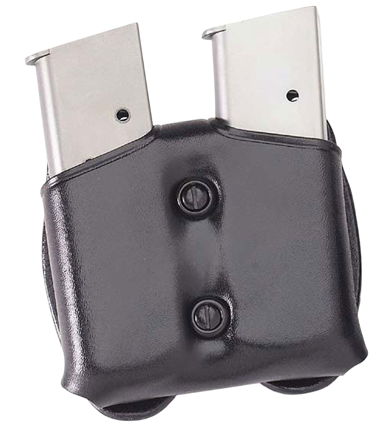Galco CDM22B CDM Mag Carrier Double Black Leather Belt Loop Belts 1.50-1.75″ Wide Compatible w/ Taurus PT140 Ambidextrous Hand