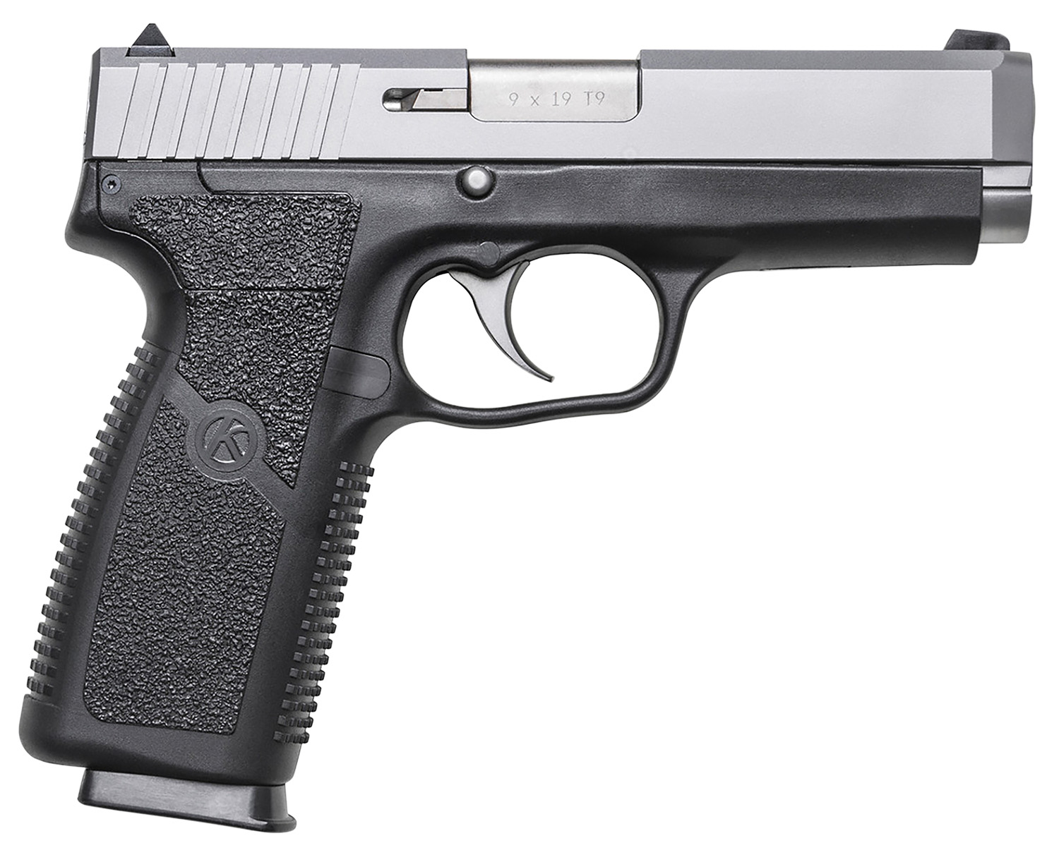 Kahr Arms CT9093N CT9 9mm Luger 8+1 4″ Barrel, Black Polymer Frame, Serrated Matte Stainless Steel Slide, Textured Polymer Grip & Front Night Sight