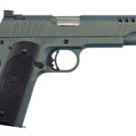 Auto-Ordnance 1911TCAC7 1911  45 ACP 7+1 5″ Stainless Steel Barrel, Serrated Stainless Steel Slide, Northern Lights Cerakote Steel Frame w/Beavertail, Armor Black Cerakote Engraved Aluminum Grip