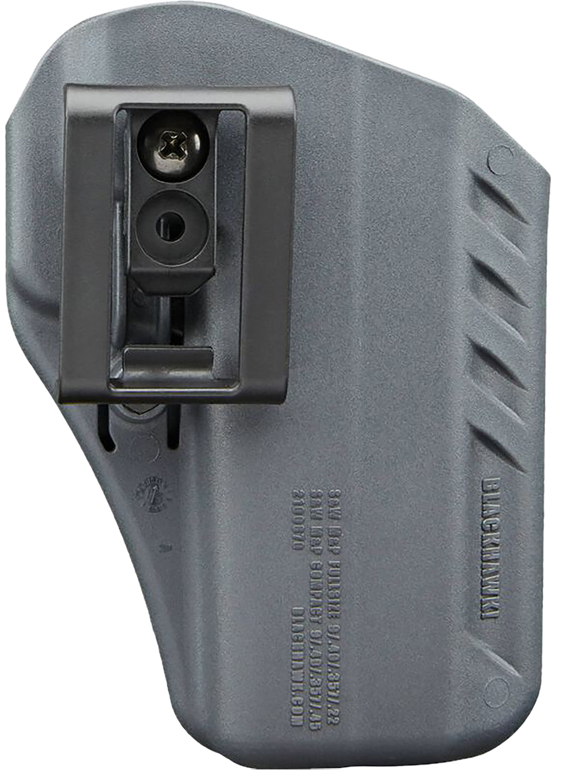 Blackhawk 417500UG A.R.C. IWB Urban Gray Polymer Belt Clip Compatible w/Glock 17/22/31 Belt 1.50-1.75″ Wide Ambidextrous
