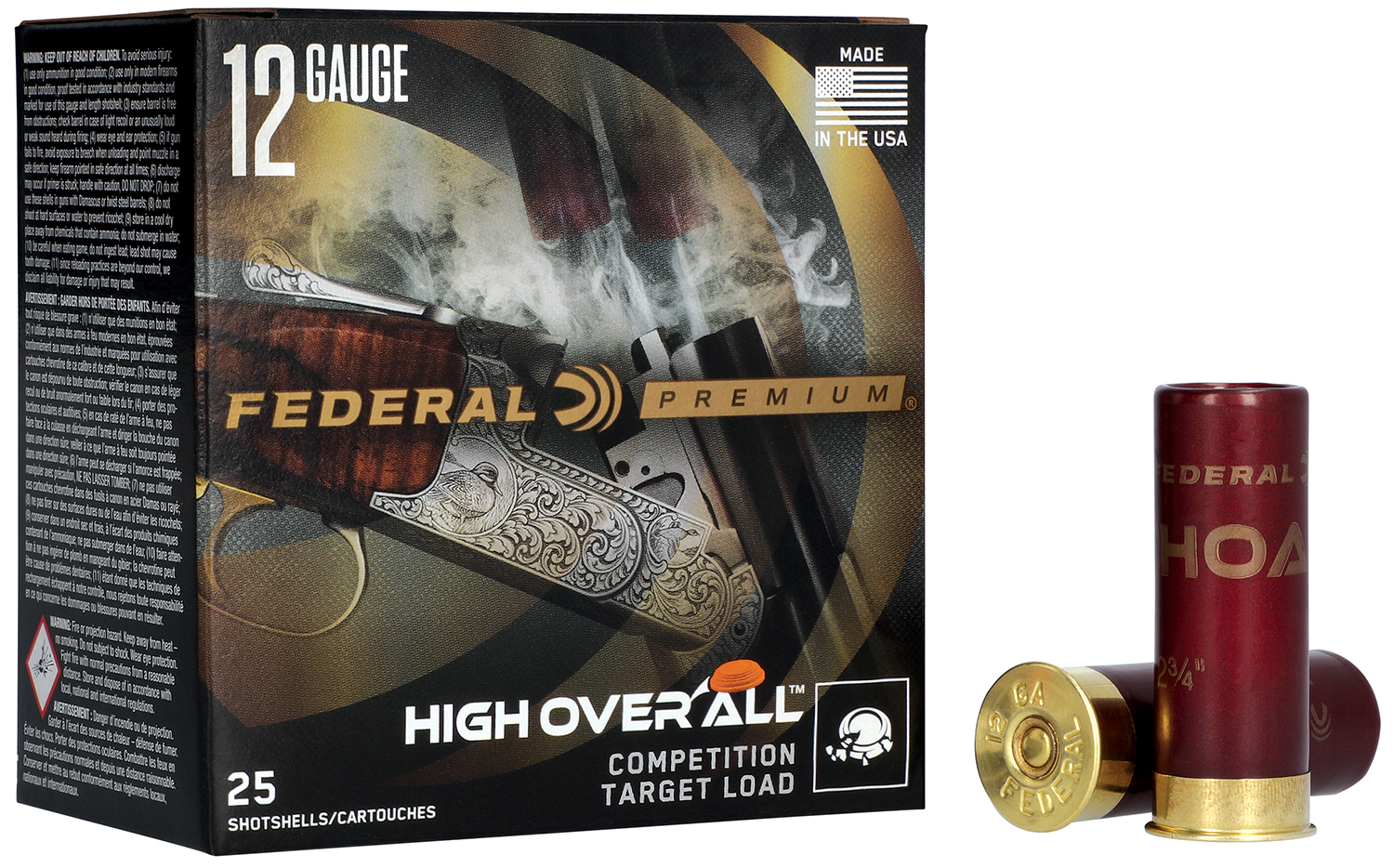 Federal HOA1224H9 12Gauge 2.75″ 7/8oz 9Shot 25 Per Box/10 Case