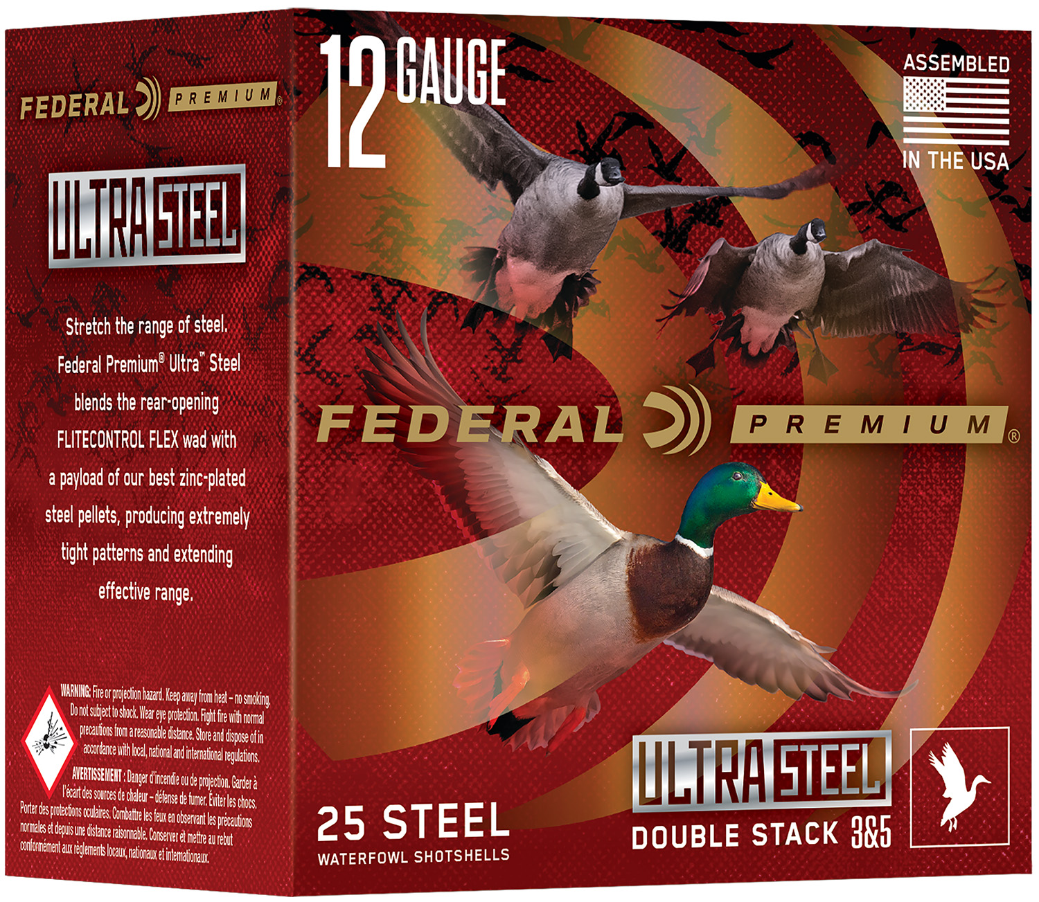 Federal PWUX142BB Premium 12Gauge 3″ 1 1/4 oz BB Shot 25 Per Box/10 Cs