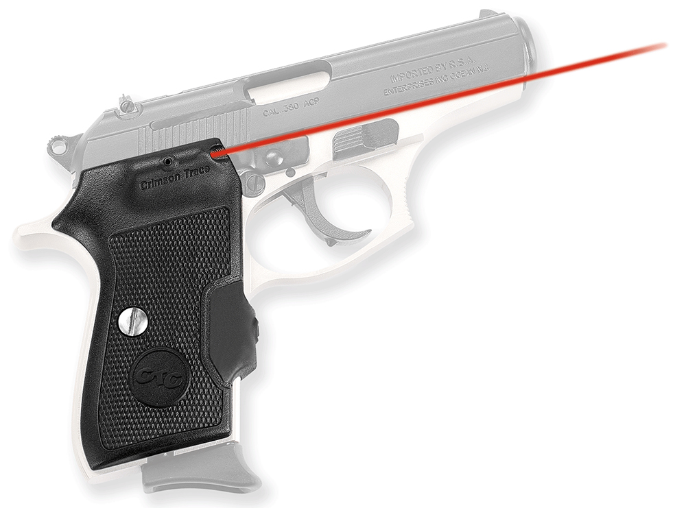 Crimson Trace 0124401 Lasergrips Fits Bersa Thunder/Firestorm, Red Laser Black Polymer
