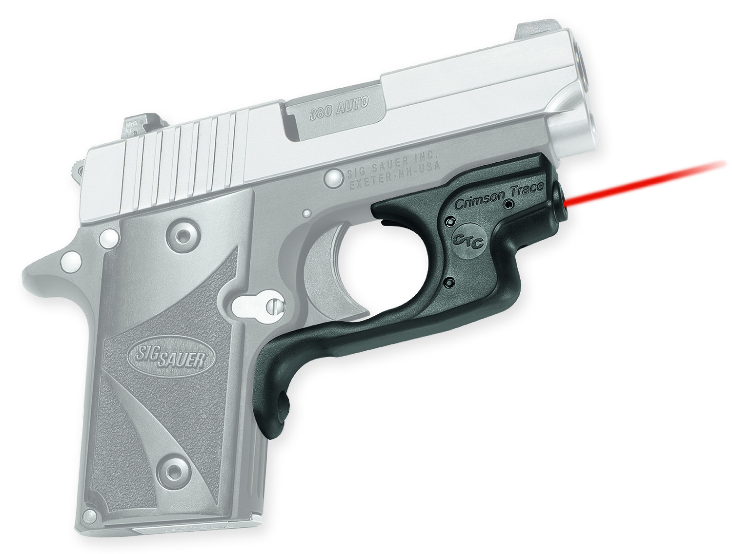 Crimson Trace 0170701 Laserguard Sig P238/P938, Red Laser Black Polymer