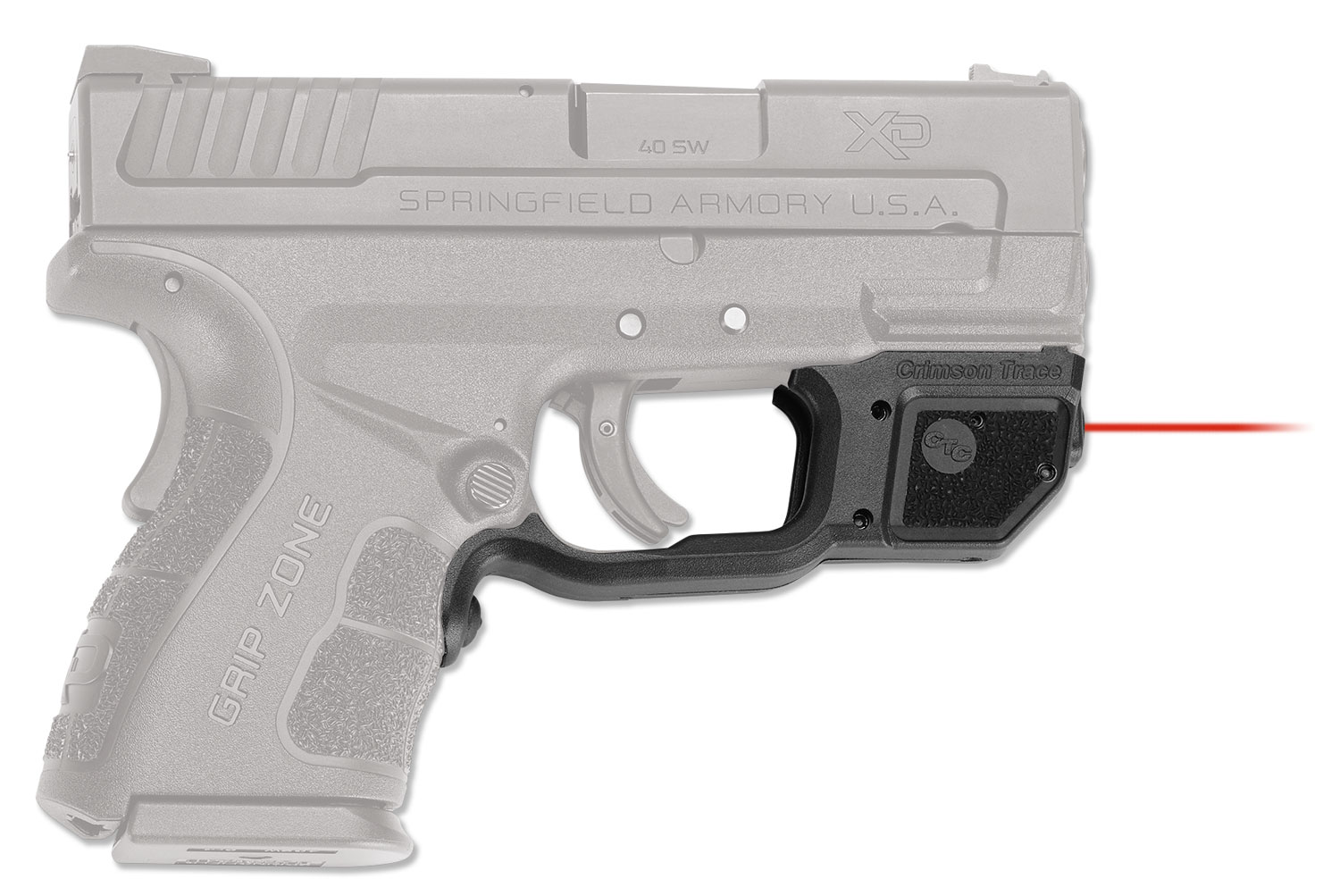 Crimson Trace 0163201 Laserguard  Springfield XD Mod2, Red Laser Black Polymer