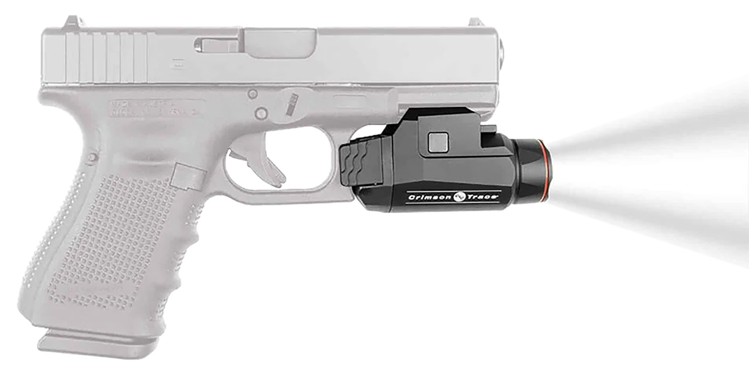 Crimson Trace 0182401 Rail Master 110/420 Lumens, White CREE XPL LED Bulb, Picatinny Rail Mount
