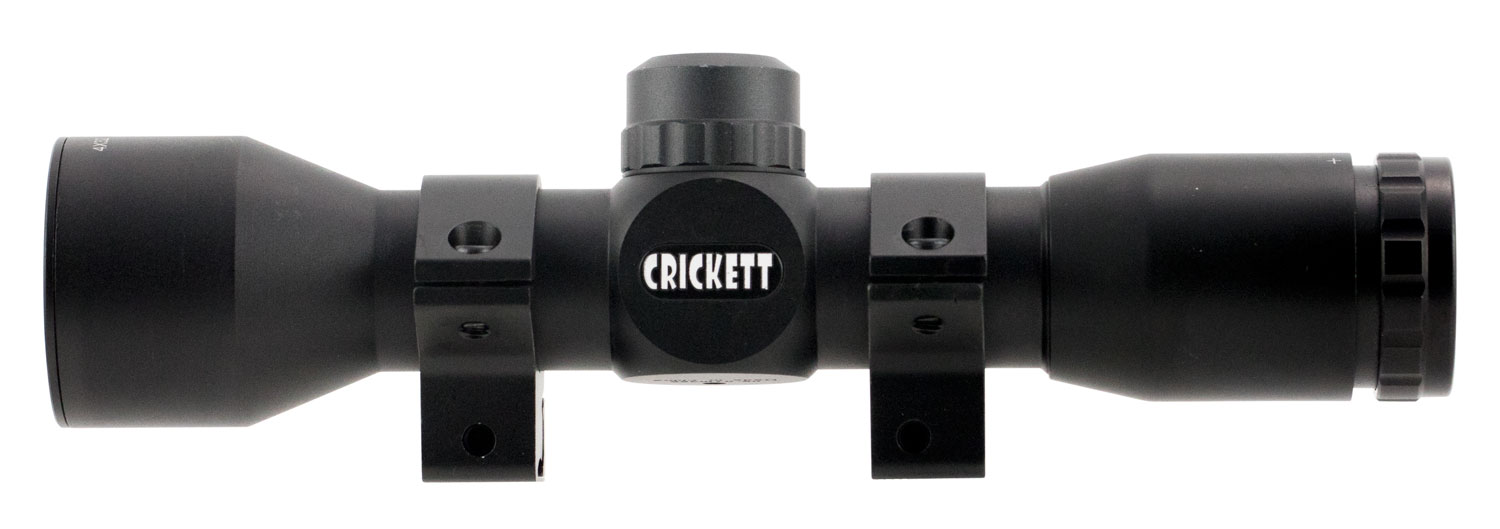 Crickett KSA054 Quick Focus Black 4x32mm 1″ Tube Mil-Dot Reticle