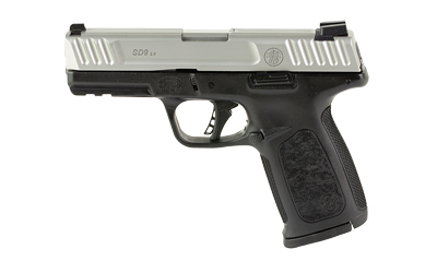 S&W SD9 2.0 9MM 4″ 10RD BLK/SLV