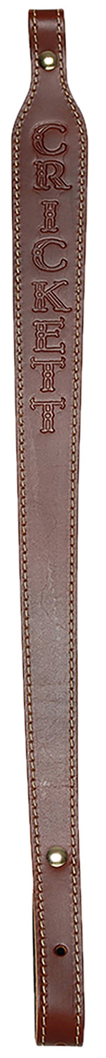 Crickett KSA801 Rifle Sling  Brown Leather 23″