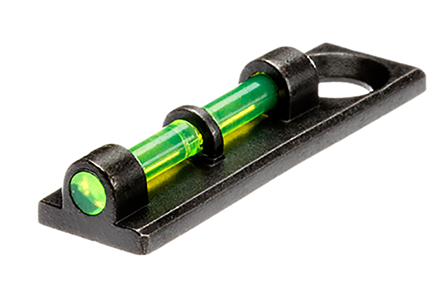HiViz FL2005G Flame Bead Replacement Front Sight Black | Green Fiber Optic Front Sight Universal Threads