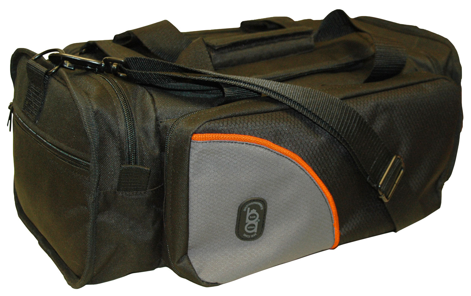 Bob Allen BA450 Club Black/Gray Ripstop Nylon Holds 2 Handguns