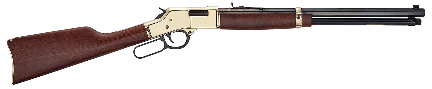 Henry H006M41 Big Boy Classic Full Size 41 Rem Mag 10+1 20″ Blued Octagon Barrel, Polished Brass Receiver, American Walnut Stock Right Hand