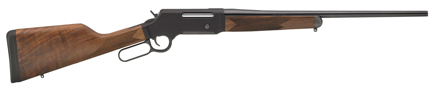 Henry H014243 Long Ranger Full Size 243 Win 4+1 20″ Blued Steel Barrel, Black Hard Coat Anodized Steel Receiver, American Walnut Stock Right Hand