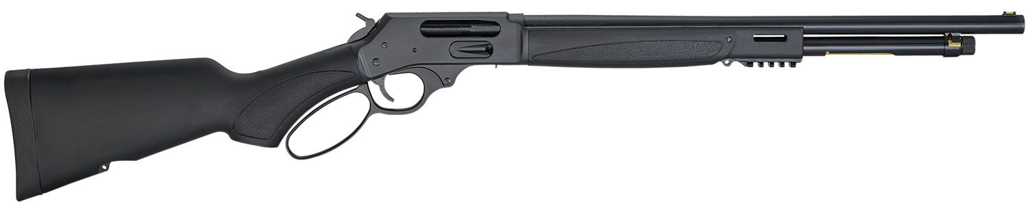 Henry H018X410 Lever X Model 410 Gauge with 19.80″ Barrel, 2.5″ Chamber, 5+1 Capacity, Blued Metal Finish & Black Synthetic Stock Ambidextrous Hand (Full Size)