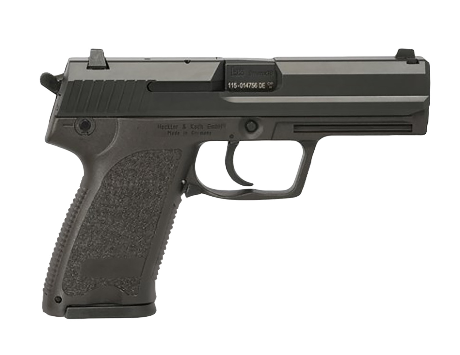 HK 81001072 P8A1 9mm Luger 15+1 16.50″ Black Steel Barrel, Black Receiver