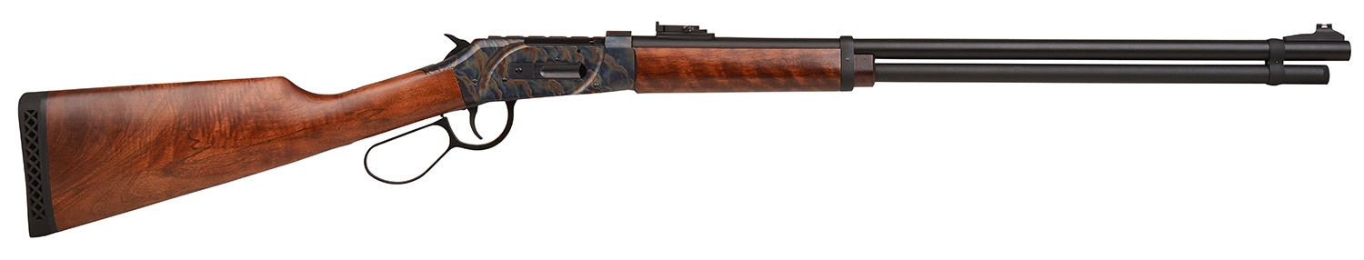 Gforce Arms GFLVR41CCLR Saddlehorn  410 Gauge 2.5″ 9+1 24″ Black Barrel, Color Case Hardened Aluminum Receiver, Turkish Walnut Stock