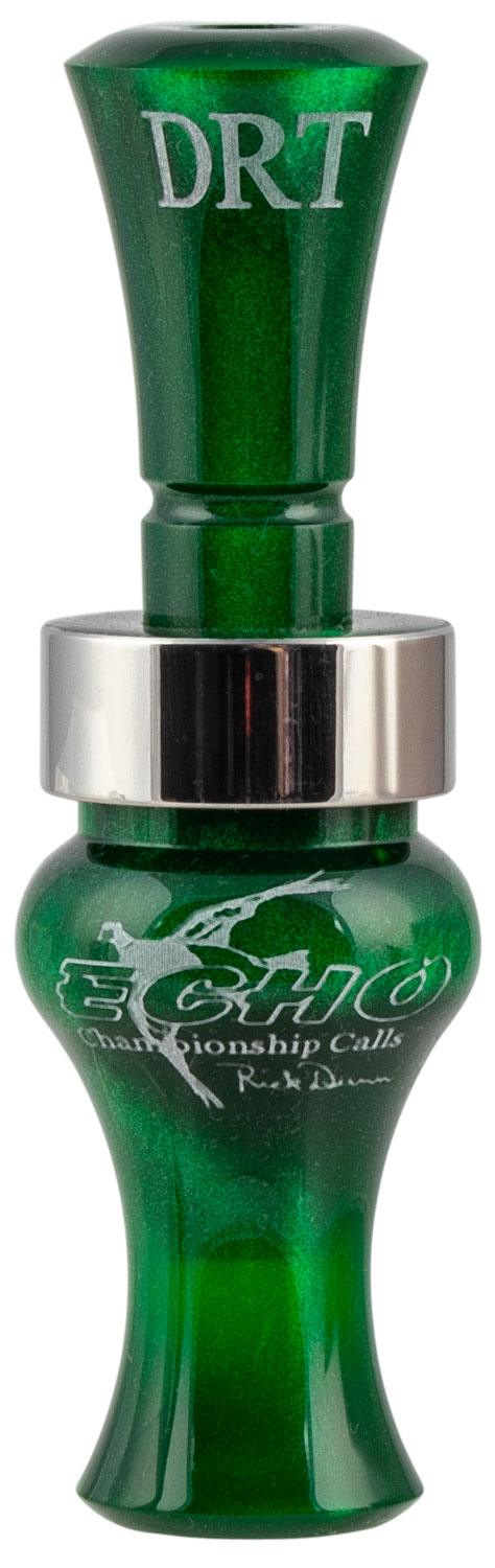 Echo Calls 79021 Timber Double Reed Mallard Hen Sounds Attracts Ducks Green Pearl Acrylic