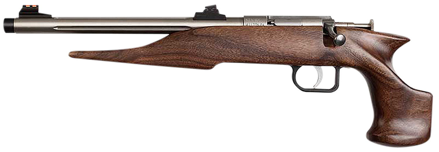 Chipmunk 40101 Hunter Youth Frame 22 S/L/LR Single Shot 9″ Threaded Stainless Steel Barrel, Walnut Frame, EZ Loader