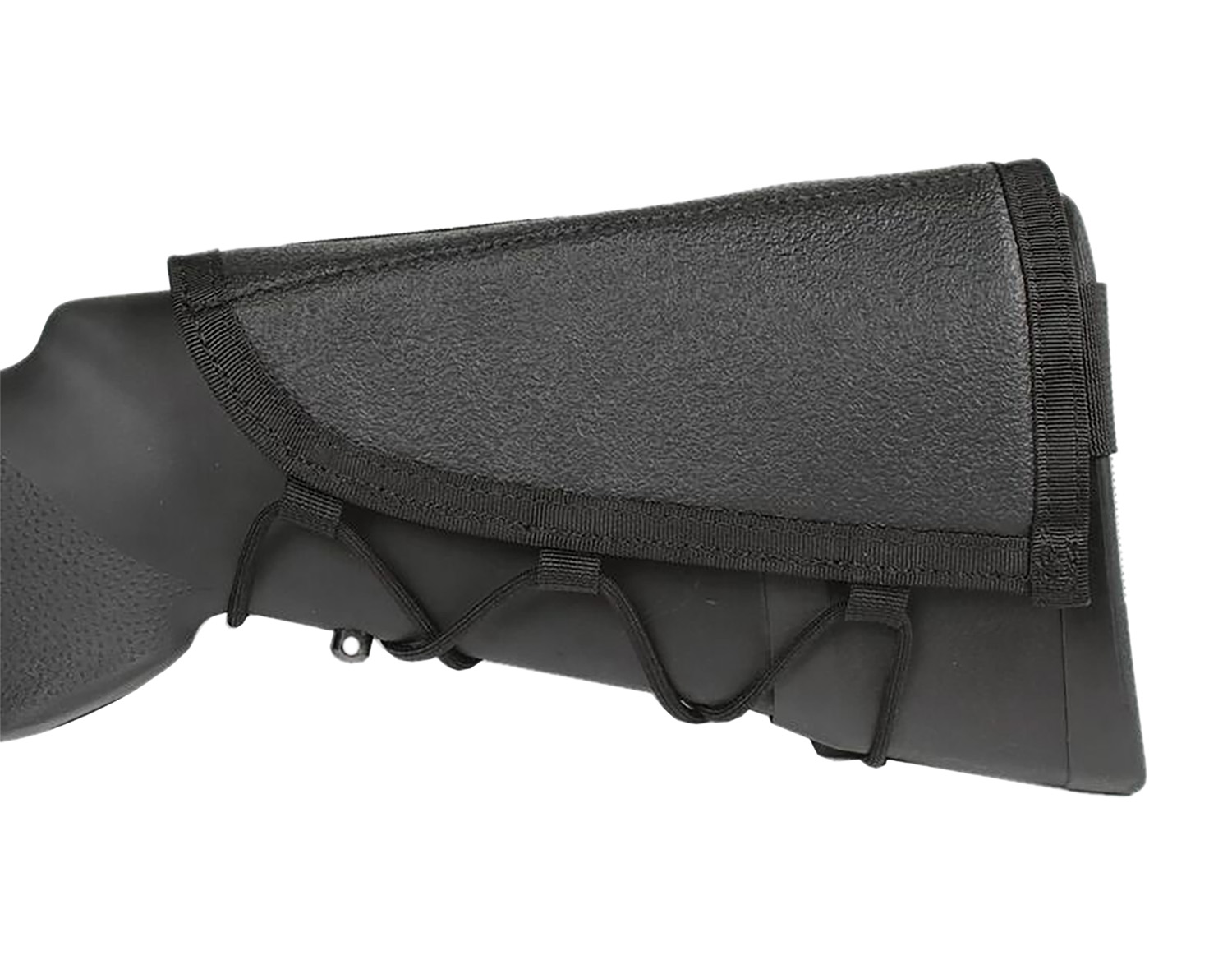 Blackhawk 90CP02BK Ammo Cheek Pad Black Nylon 5rd Rifle Buttstock Mount