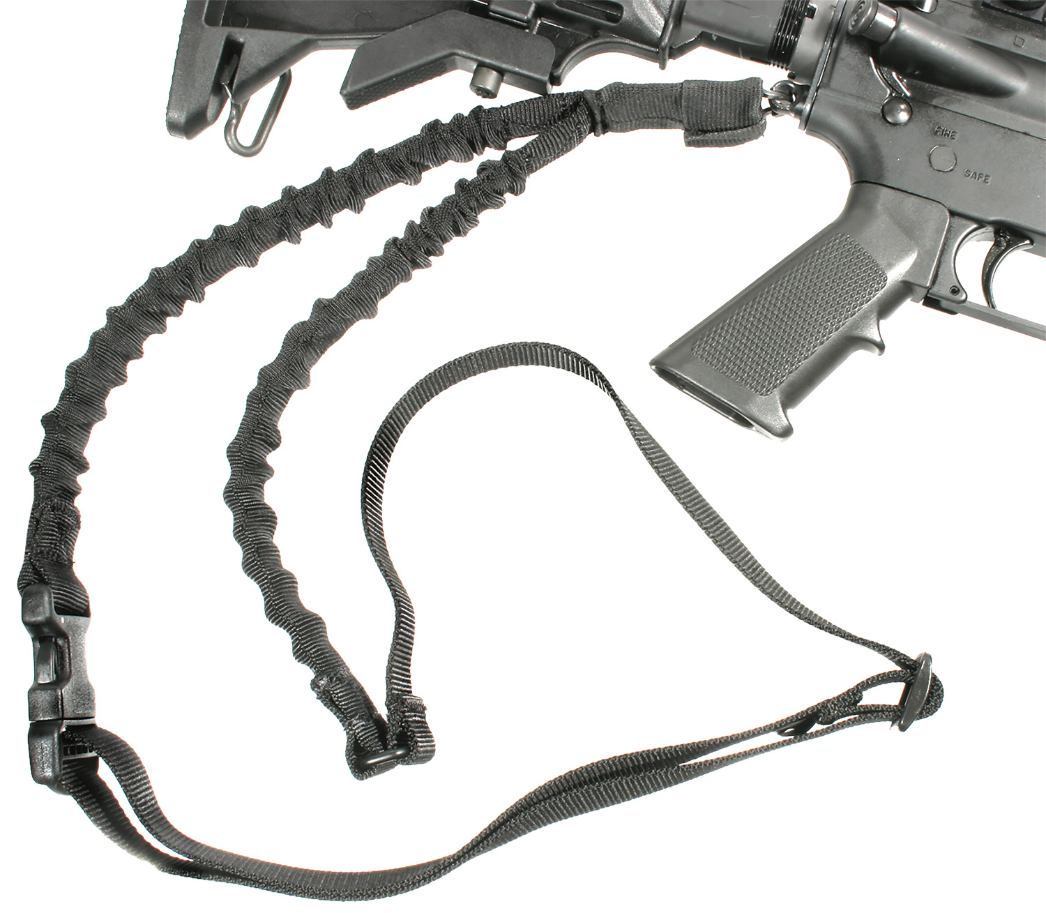Blackhawk 70GS17BK Universal Swift Rifle Sling Black Nylon Webbing 1.25″ Wide Three-Point Design