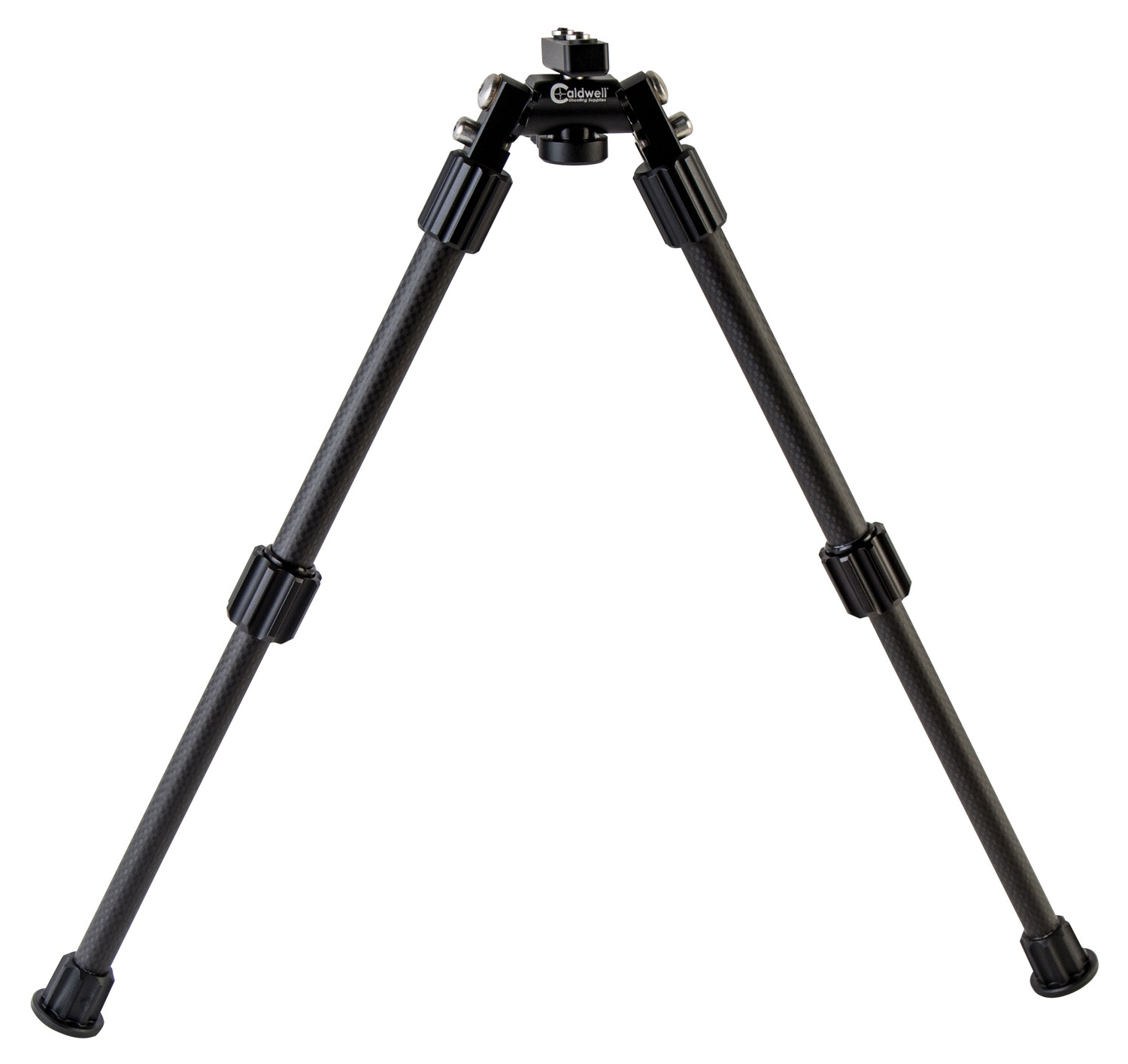 Caldwell 1082223 Accumax Premium M-Lok/Key Mod Bipod 9-13″ Black Carbon Fiber