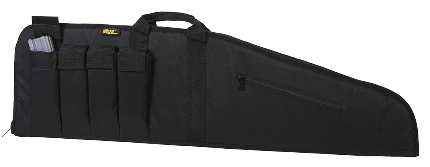 US PeaceKeeper P20040 MSR Case Water Resistant Black 600D Polyester w/ Brushed Tricot Liner 2″ Padding & Lockable Zippers