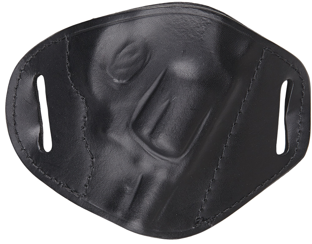 Bulldog MLBRS Molded OWB Black Leather Belt Slide Fits S&W J Frame Fits 2-4″ Barrel Right Hand