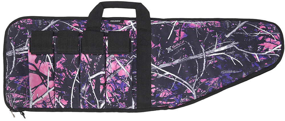 Bulldog MDG1038 Extreme Tactical  38″ Muddy Girl Camo Water-Resistant Nylon, Black Trim, Tricot Lining, 4 External Velcro Magazine Pouches, Soft Padding