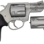 Charter Arms 73920 Double Dog  Large 9mm Luger/357 Mag/38 Special 5 Shot 2.20″ Overall Stainless Steel Ported Barrel, Cylinder & Frame, Walnut Grip, Exposed Hammer