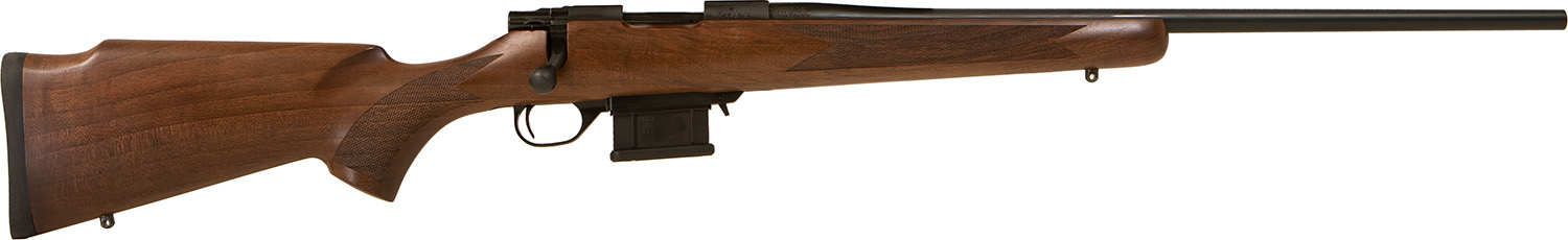 Howa HWH6ARC M1500 Mini Hunter 6mm ARC 5+1 22″ Black Threaded Barrel, Black Drilled & Tapped Steel Receiver, Walnut Fixed Stock, Right Hand
