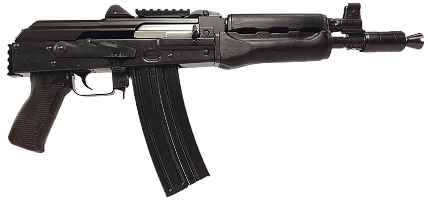 Zastava Arms Usa ZP85556PA ZPAP 85 5.56x45mm NATO 30+1 10″ Black, Polymer Grip, Dark Wood Handgaurd, Stock Adapter, Muzzle Brake